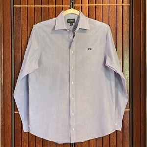 Lauren Ralph Lauren boys’ blue button down dress shirt.